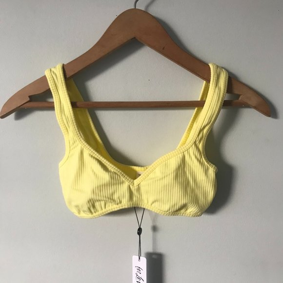 For Love and Lemons // Gemma Bra - Yellow, XXS - Picture 1 of 10